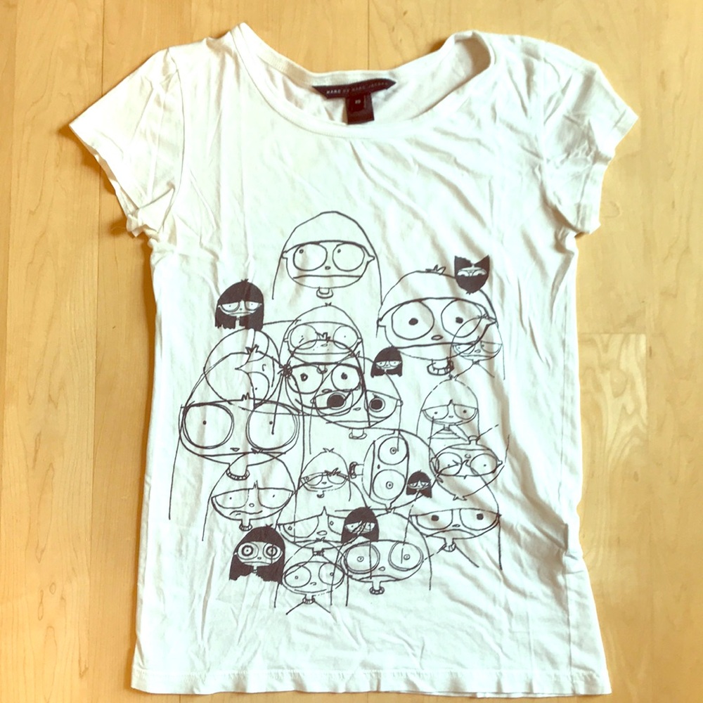 Marc by Marc Jacobs Faces Graphic Tee